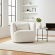Bruge Textured Cream Curved Chair
