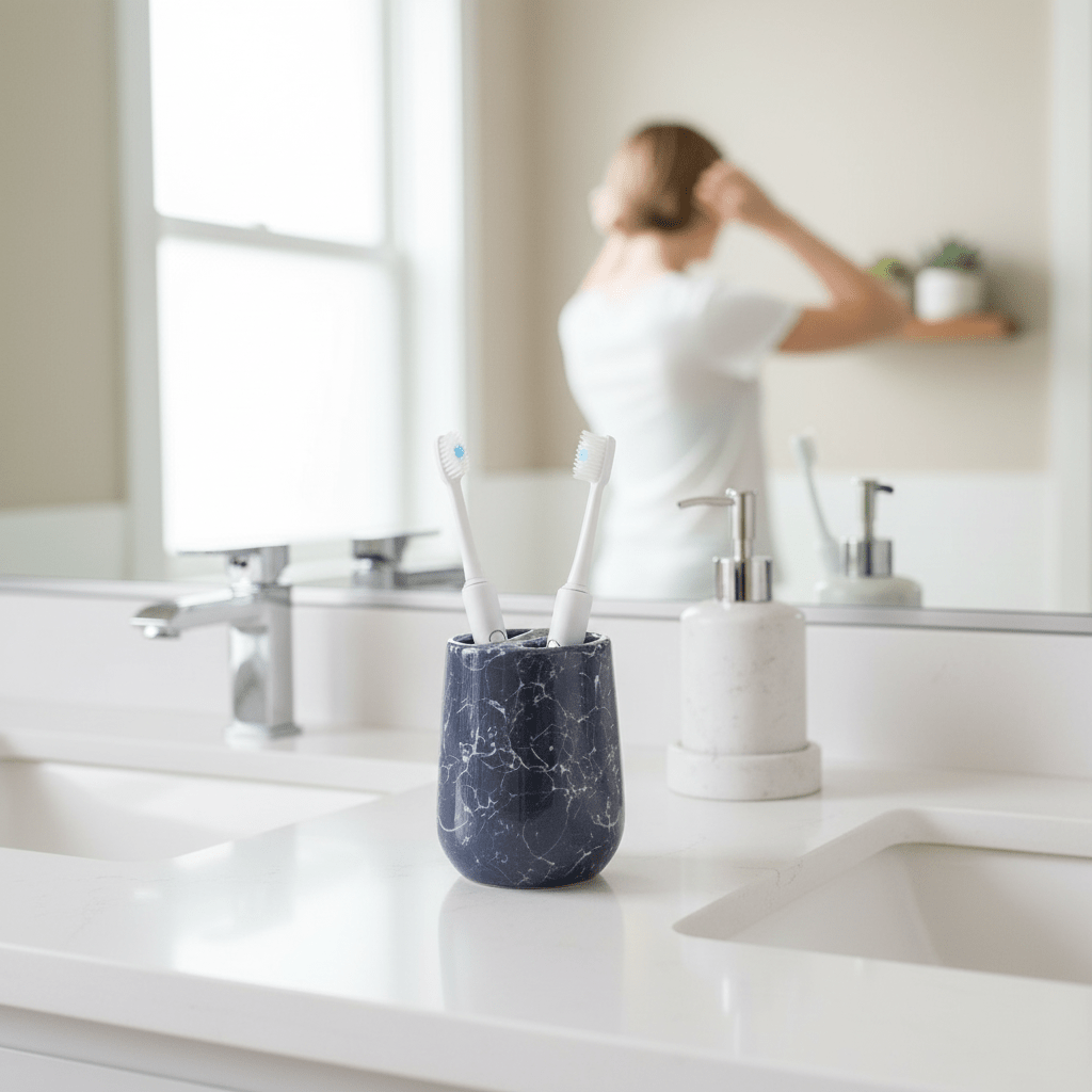 Bubble Toothbrush Holder