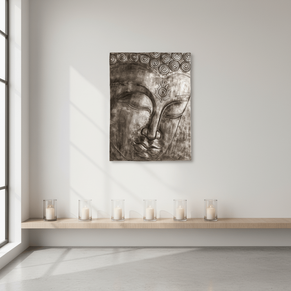 Buddha Large Wall Plaque