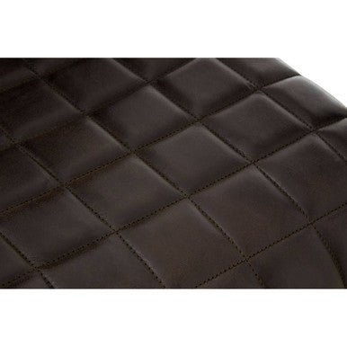 Buffalo Black Leather Weave Chair