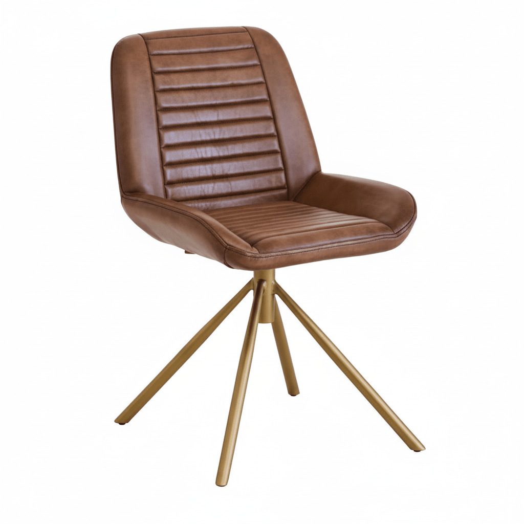 Buffalo Brown Leather Chair