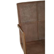 Buffalo Grey Leather Cantilever Dining Chair