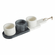 Bulgari Marble Condiment Bowls And Board Set