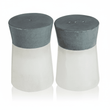 Bulgari White And Grey Finish Salt And Pepper Set