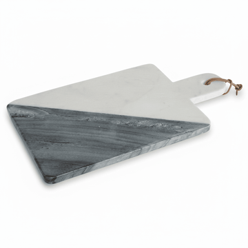 Bulgari White And Grey Marble Paddle Board