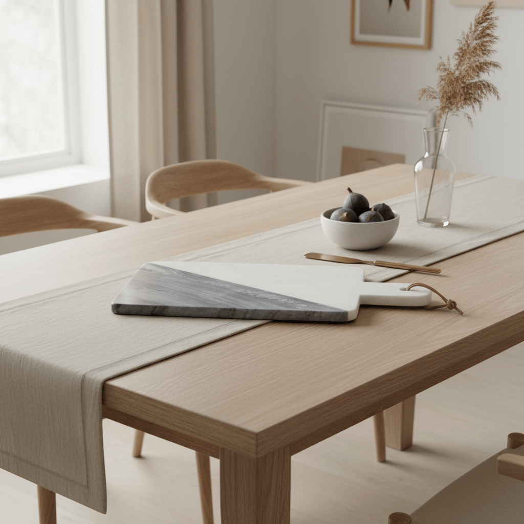 Bulgari White And Grey Marble Paddle Board