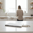 Bulgari White And Grey Marble Paddle Board