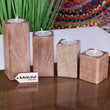 Bure Wooden Tea Light Holders Set of 4