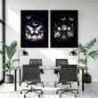 Butterfly Wall Art Decor | Set of 2 Dark Academy Wall art Prints