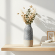 Caldera Grey Bottled Vase