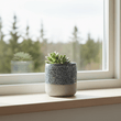 Caldera Grey Speckled Small Planter