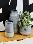 Caldera Small Grey Vase