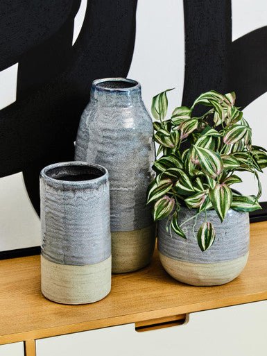 Caldera Small Grey Vase