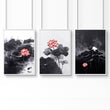 Calming Art | Set of 3 Asian Inspired Wall art Prints