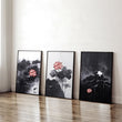 Calming Art | Set of 3 Asian Inspired Wall art Prints