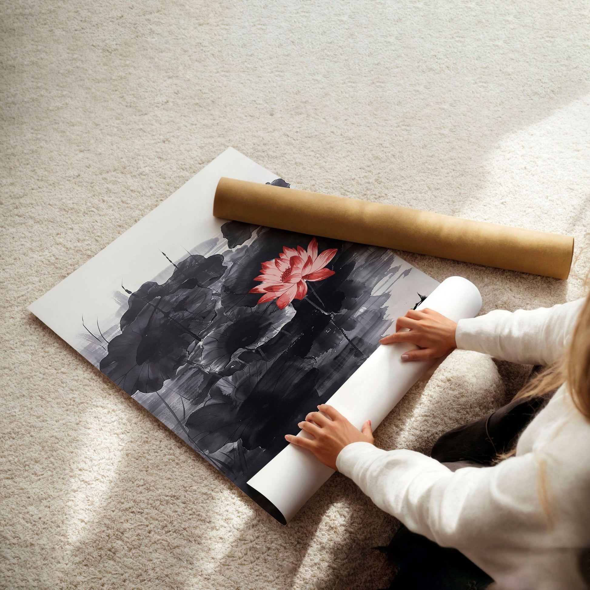 Calming Art | Set of 3 Asian Inspired Wall art Prints