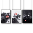 Calming Art | Set of 3 Asian Inspired Wall art Prints