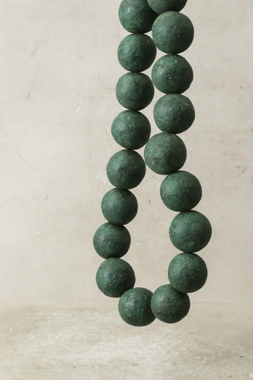 Cameroon Clay Beads - Green 36.1