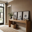 Canvas Art Landscape Scandi Nordic Trees & Moon wall art displayed on a wall in a styled room — view 10