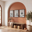 Canvas Art Landscape Scandi Nordic Trees & Moon wall art displayed on a wall in a styled room — view 9