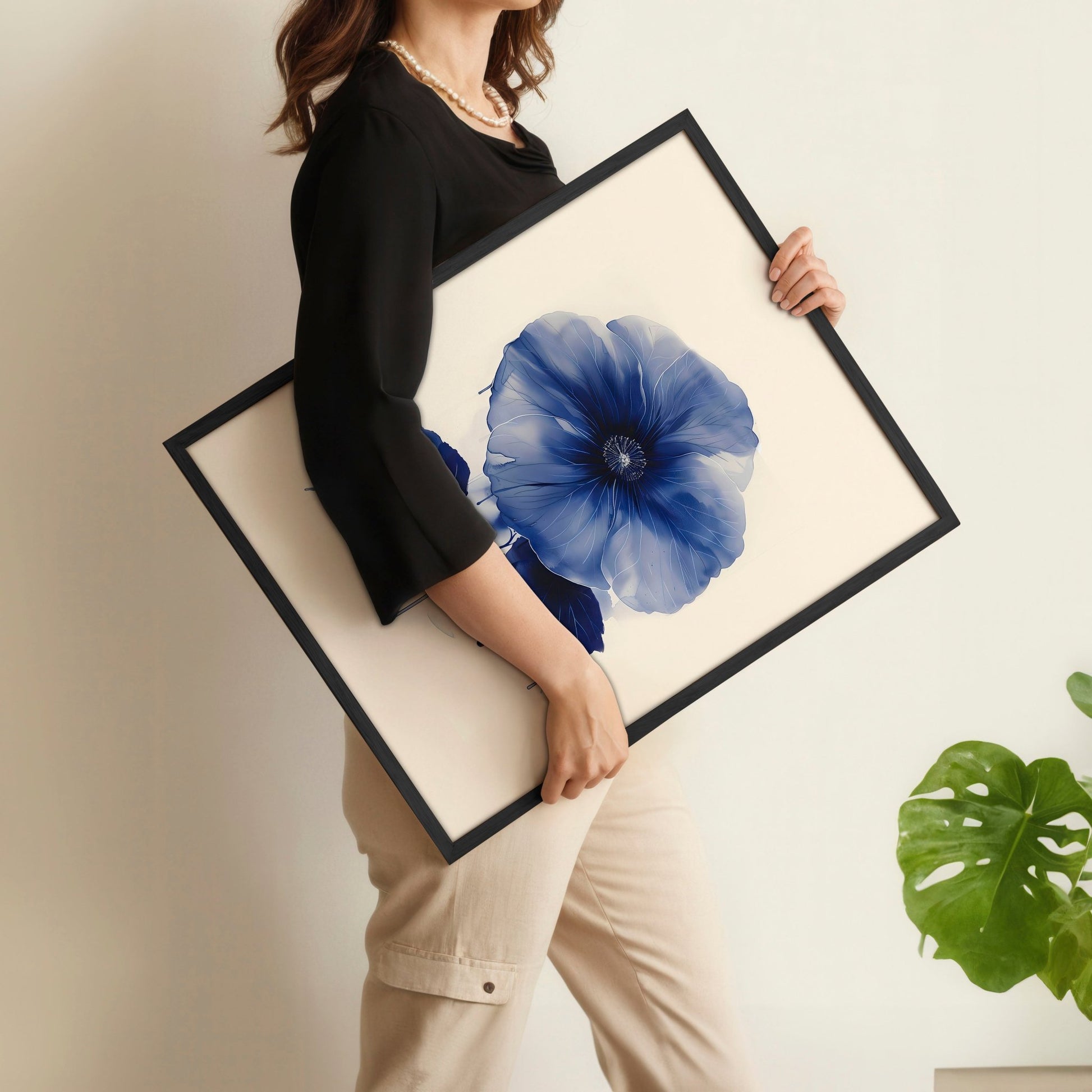 Canvas Floral Print | Set of 2 Botanical Wall art Prints