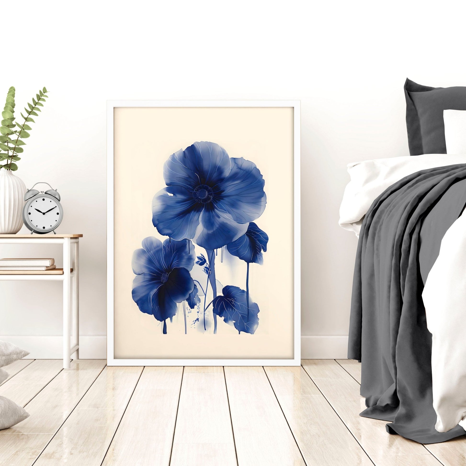 Canvas Floral Print | Set of 2 Botanical Wall art Prints