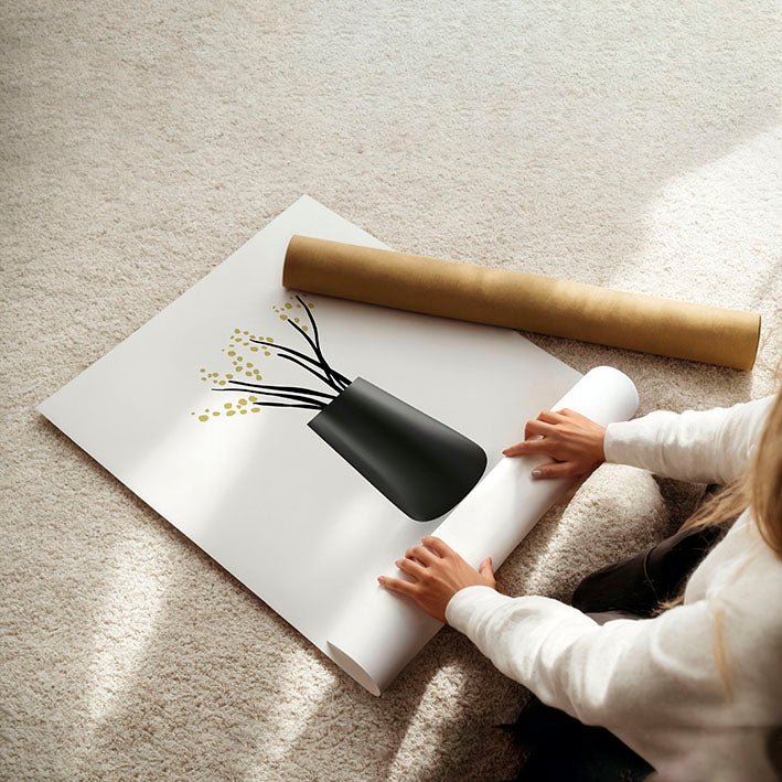 Canvas Framed Wall Art | Set of 3 Botanical Wall art Prints