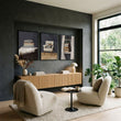 Canvas Painting for Living Room Bohemian Book Lover Still Life wall art displayed on a wall in a styled room