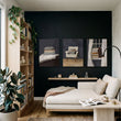 Canvas Painting for Living Room Bohemian Book Lover Still Life wall art displayed on a wall in a styled room — view 2