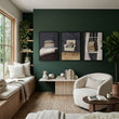 Canvas Painting for Living Room Bohemian Book Lover Still Life wall art displayed on a wall in a styled room — view 6
