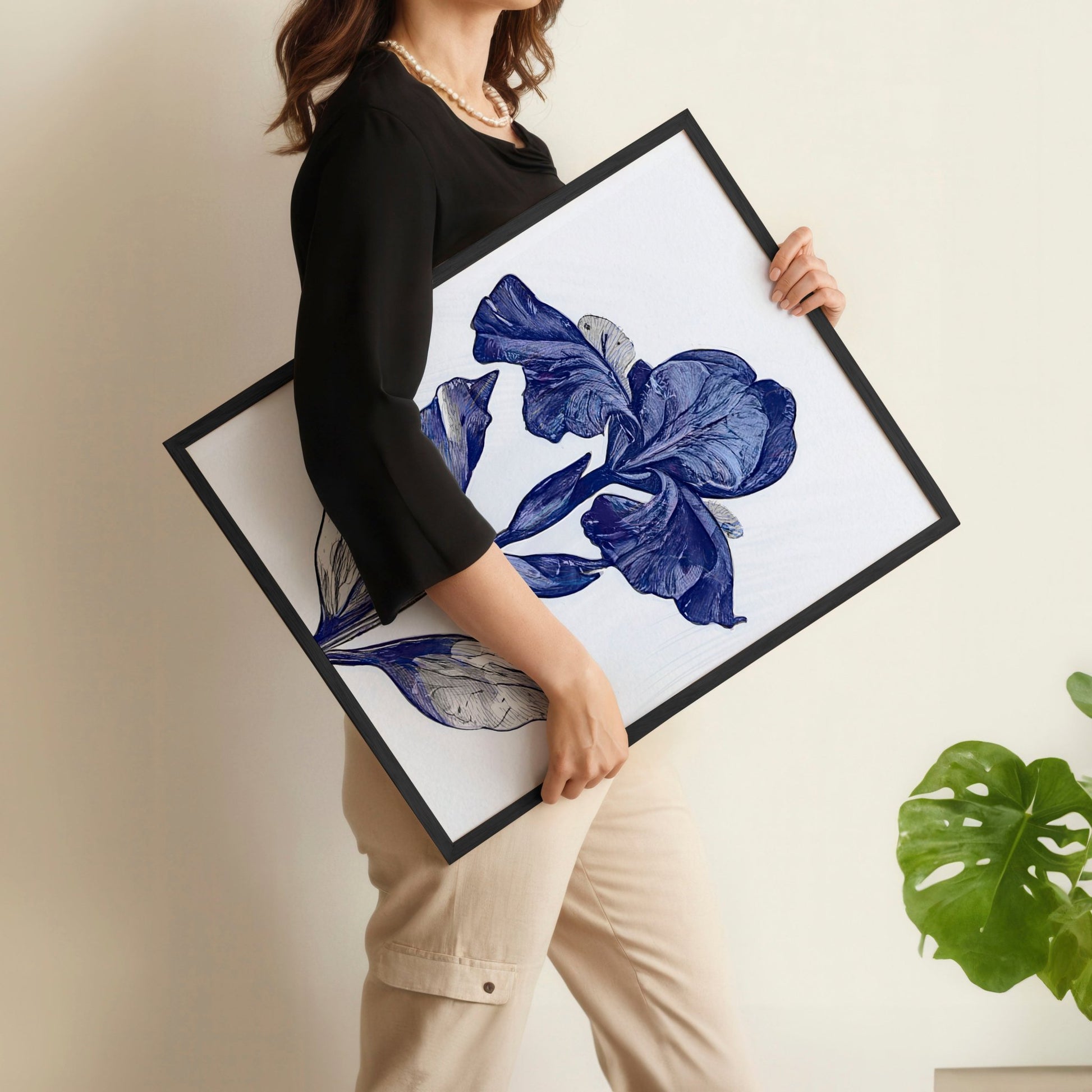 Canvas Pictures For Walls | Set of 3 Botanical Wall art Prints
