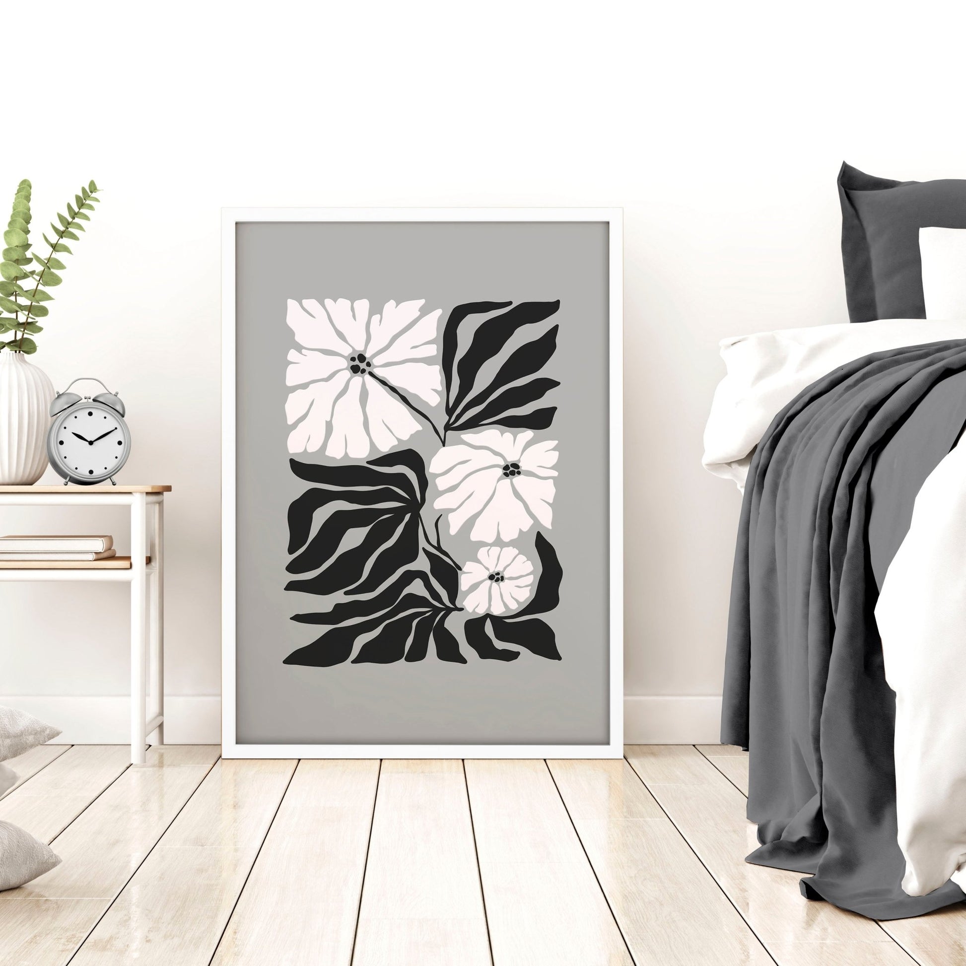 Canvas Prints Wall Decor | Set of 3 Botanical Wall art Prints