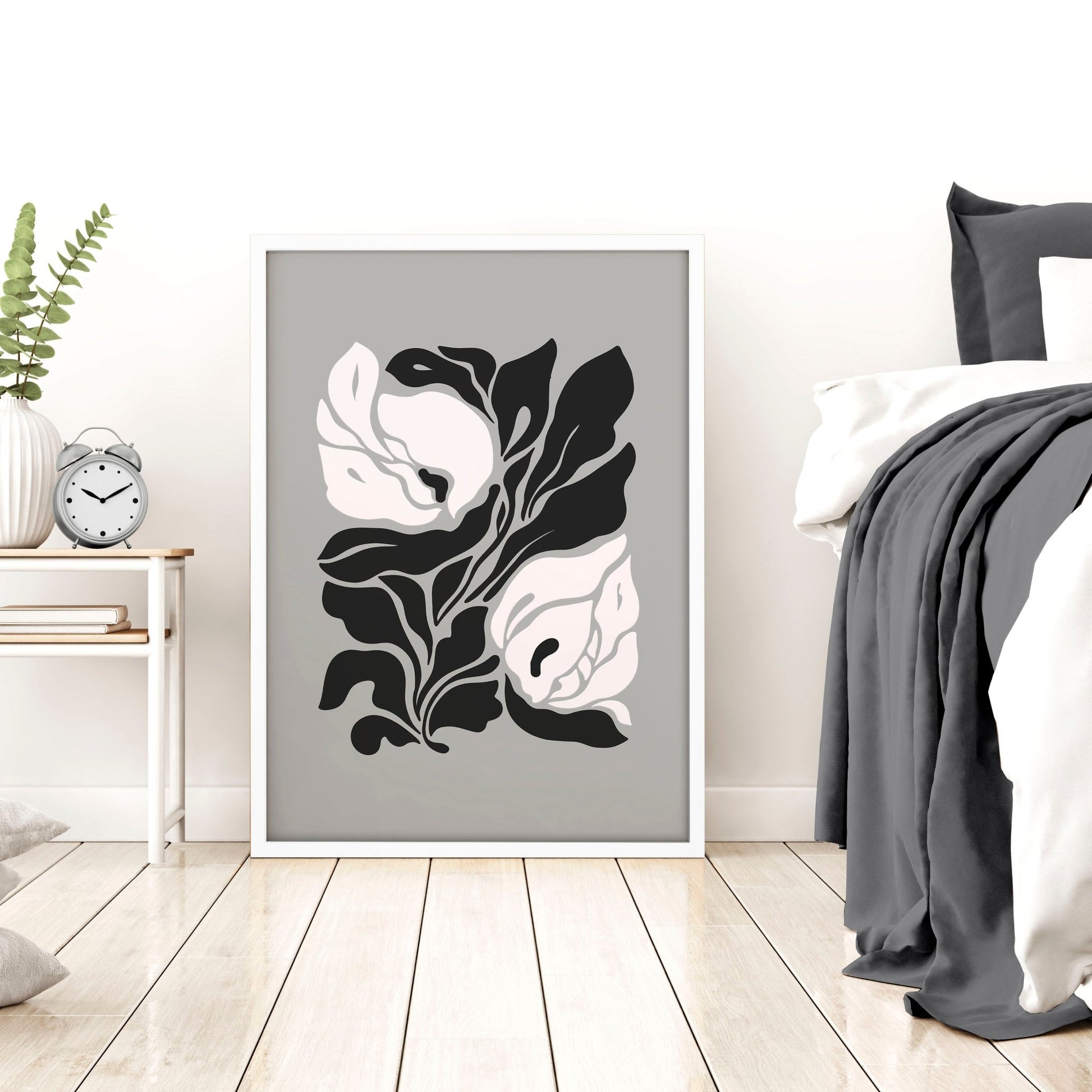 Canvas Prints Wall Decor | Set of 3 Botanical Wall art Prints