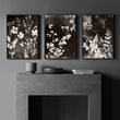 Canvas Wall Art Nature Botanical Mink Dark Floral & Meadow wall art displayed on a wall in a styled room — view 3