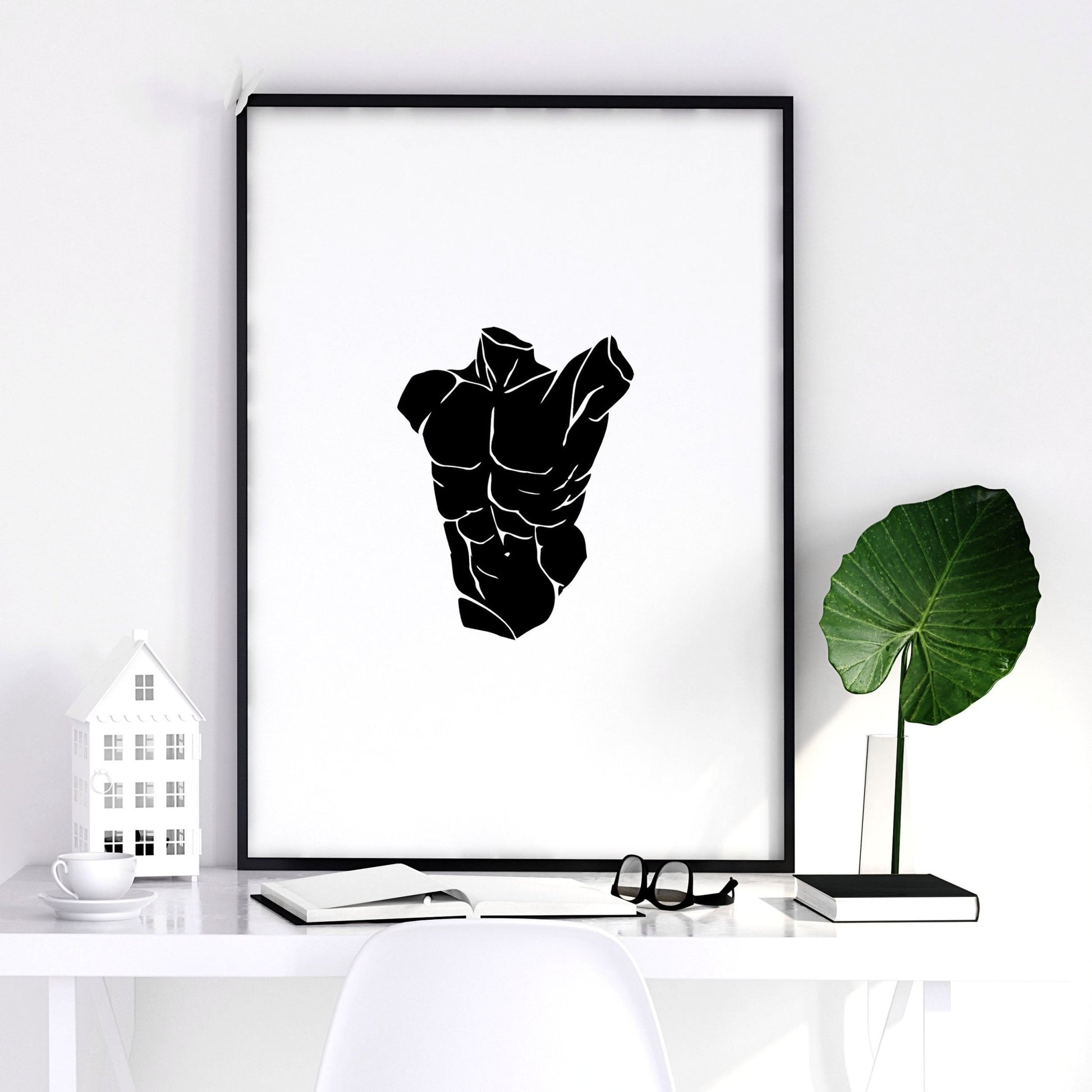 Canvas Wall Hanging | Set of 3 Sculpture Wall art Prints