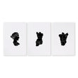 Canvas Wall Hanging | Set of 3 Sculpture Wall art Prints