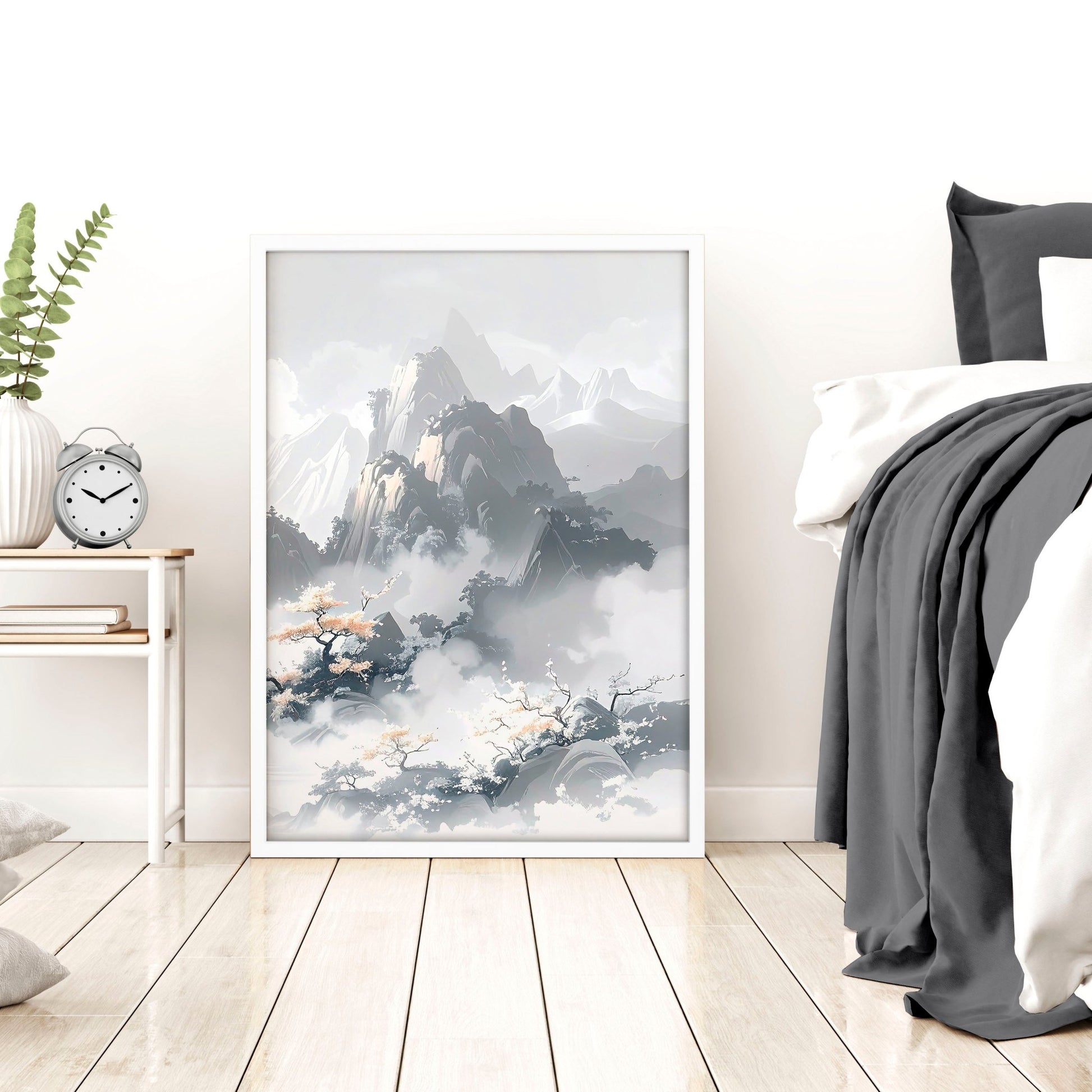 Canvas Wall Prints | Set of 3 Asian Inspired Wall art Prints
