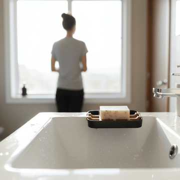 Canyon Black Soap Dish