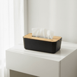 Canyon Black Tissue Box