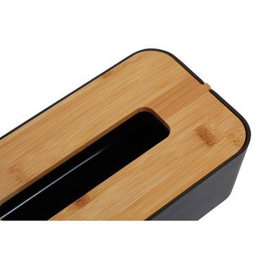Canyon Black Tissue Box