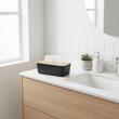 Canyon Black Tissue Box