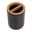 Canyon Black Toothbrush Holder