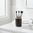 Canyon Black Toothbrush Holder