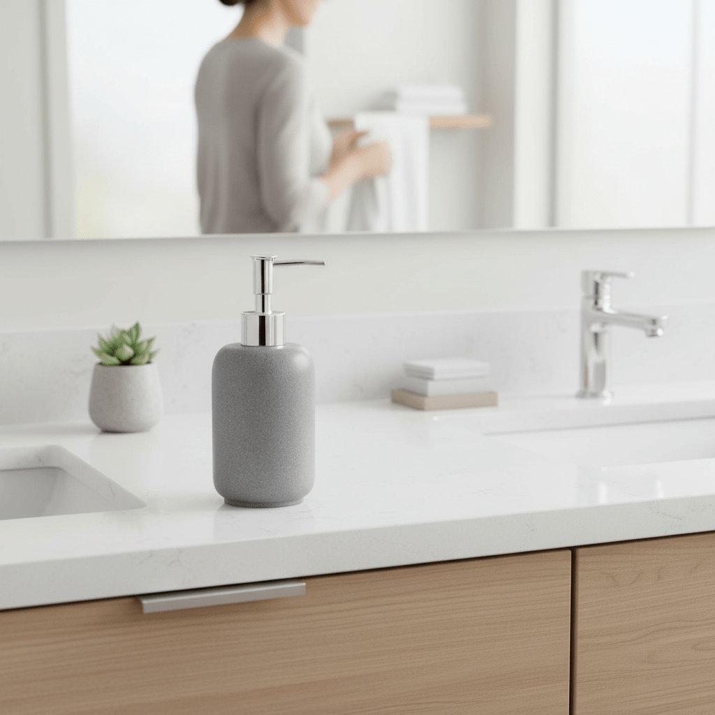 Canyon Grey Stone Effect Lotion Dispenser
