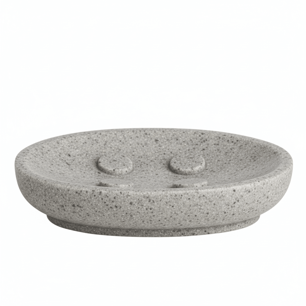 Canyon Grey Stone Soap Dish