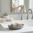 Canyon Grey Stone Soap Dish
