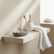 Canyon Grey Stone Soap Dish