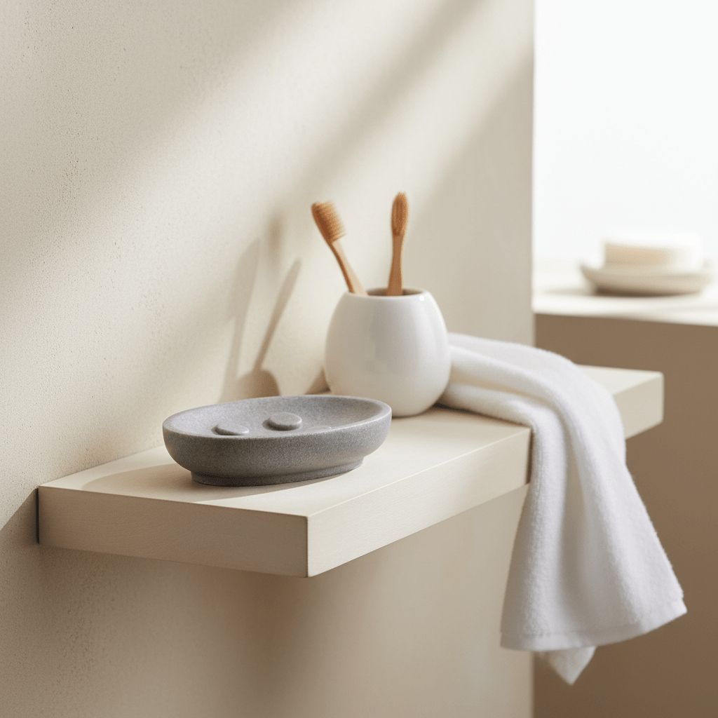 Canyon Grey Stone Soap Dish