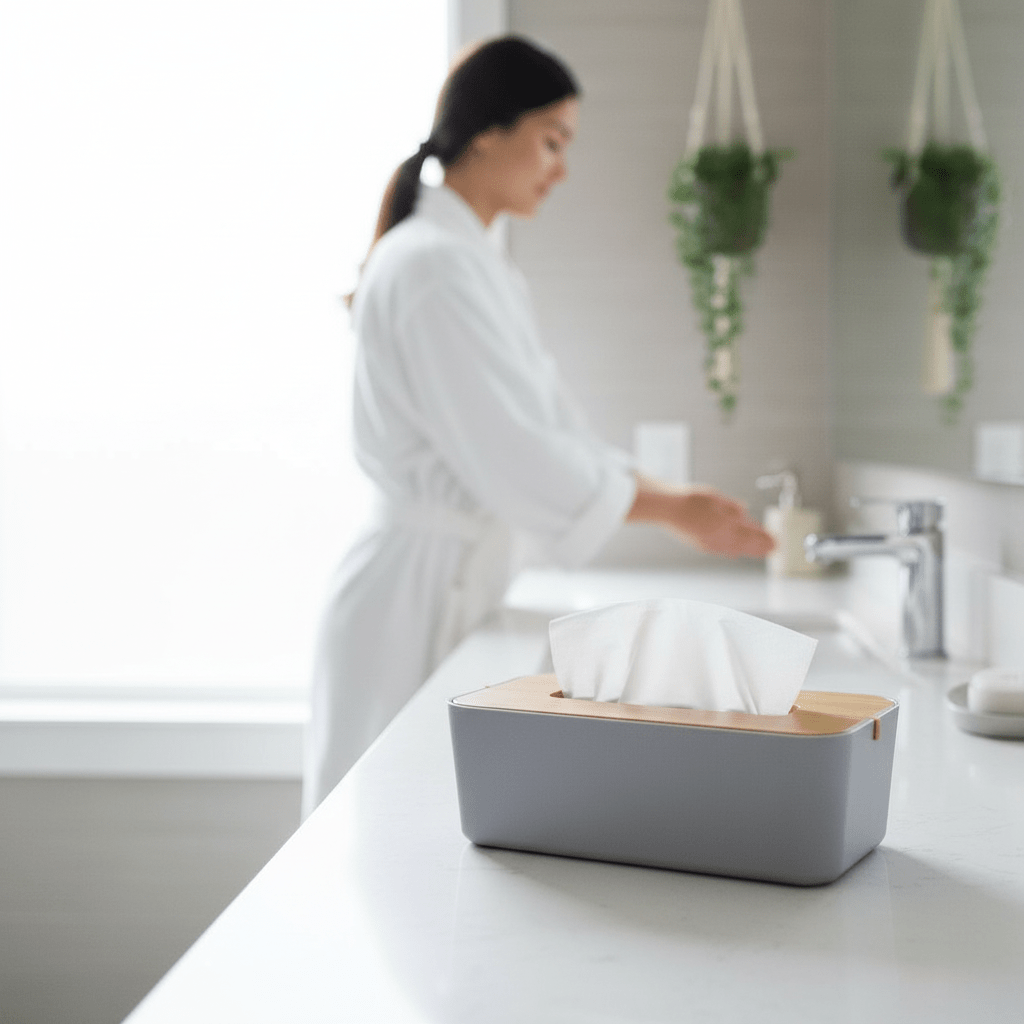 Canyon Grey Tissue Box