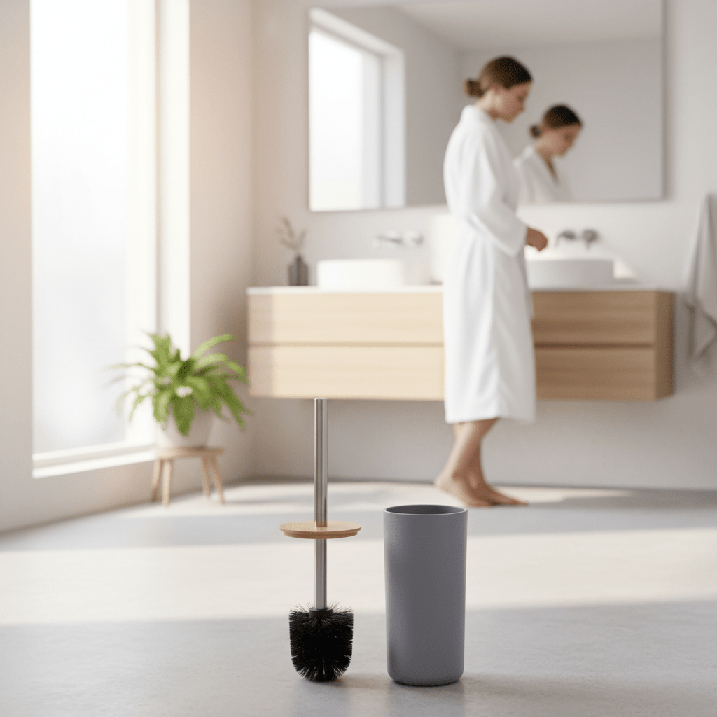 Canyon Grey Toilet Brush Holder